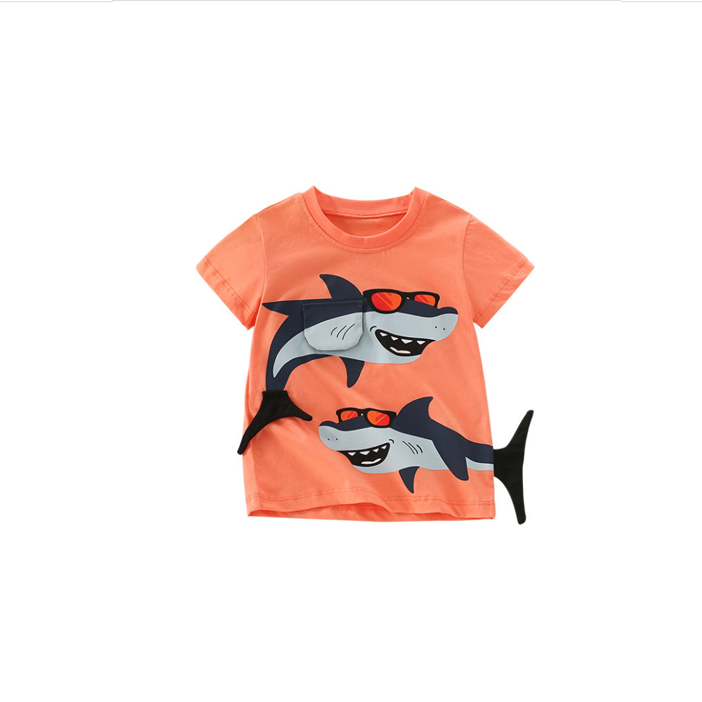 Mr Shark kids tee