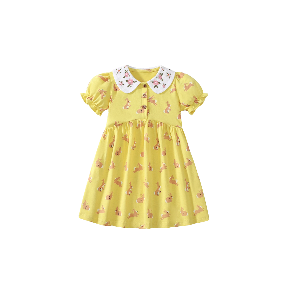 Peterpan collar rabbit kids Dress