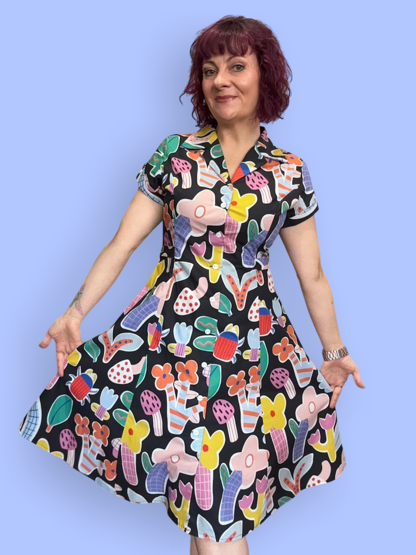 Sweet Temptation Dress - Bloomy Garden