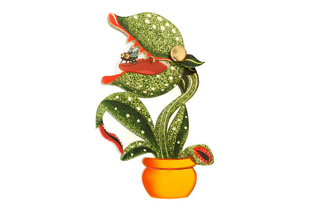 Laliblue Carnivorous Plant Brooch