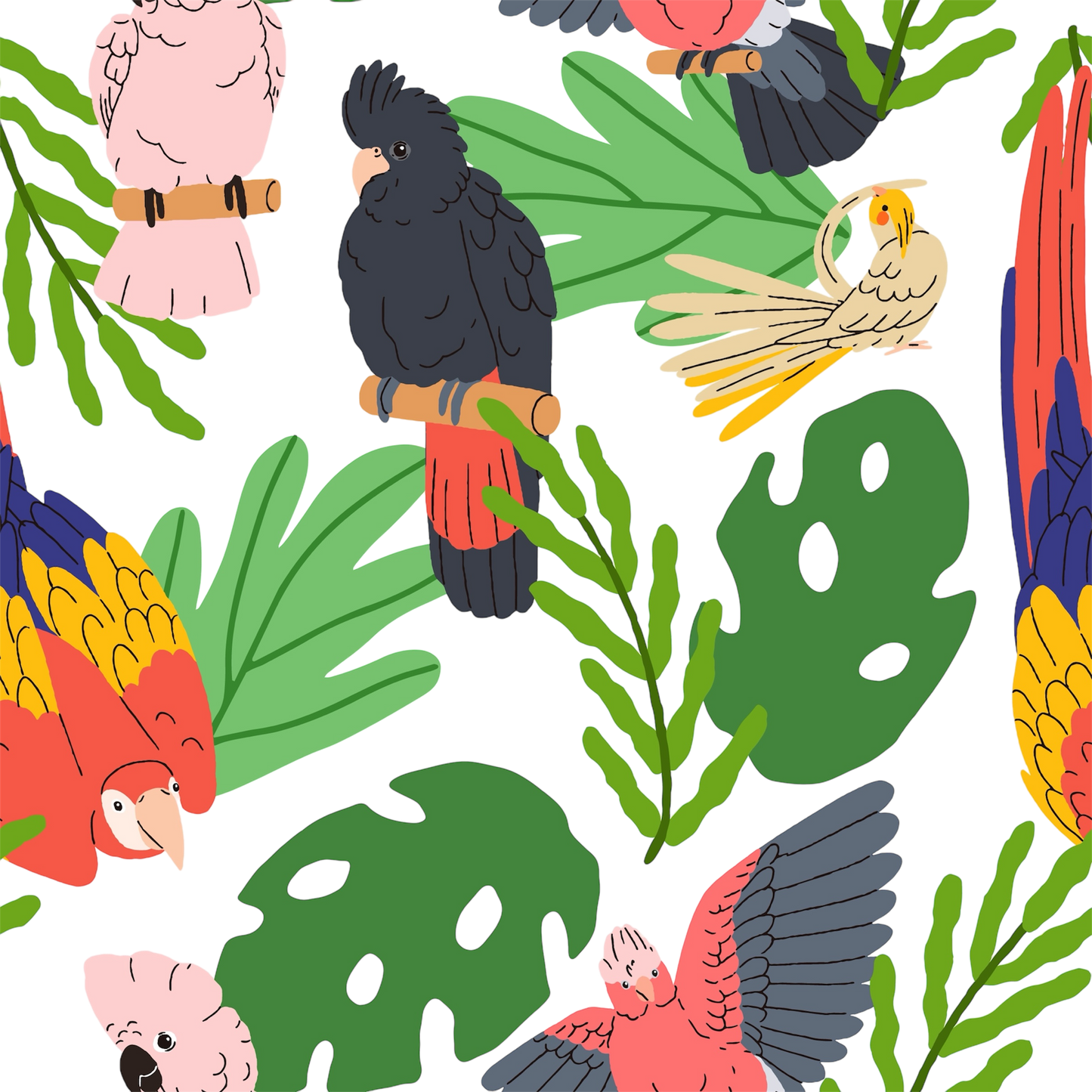 Fabric for Custom order- Tropical