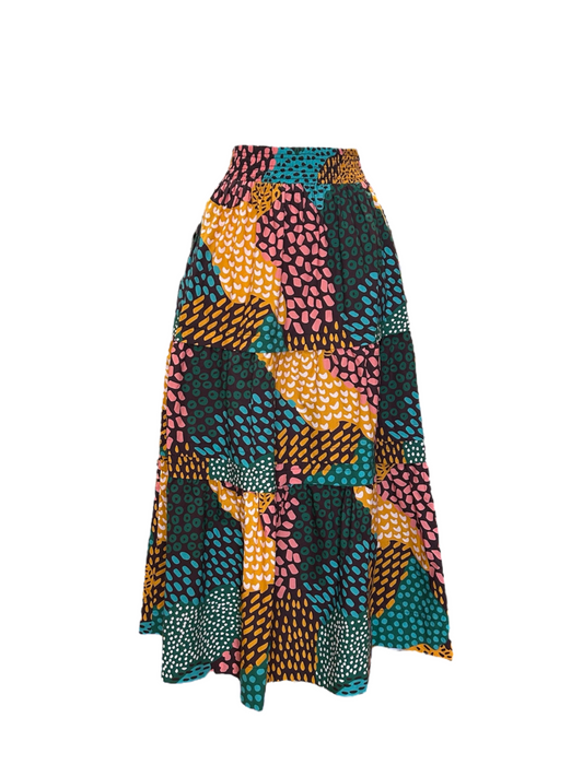 Lola Skirt - Wild Abstract