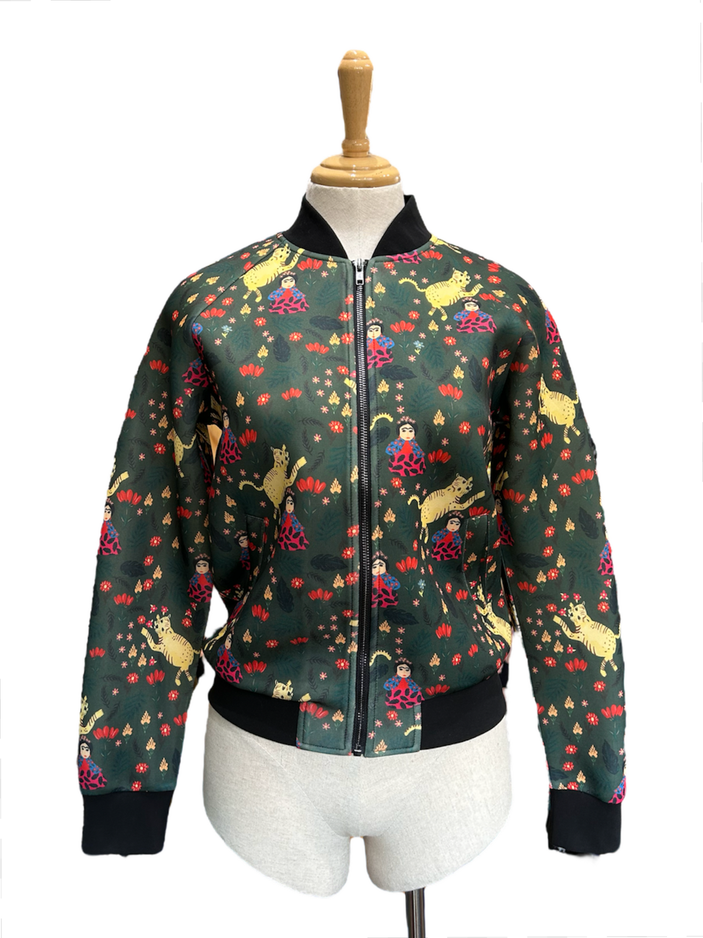 Willow Bomber Jacket - Frida green