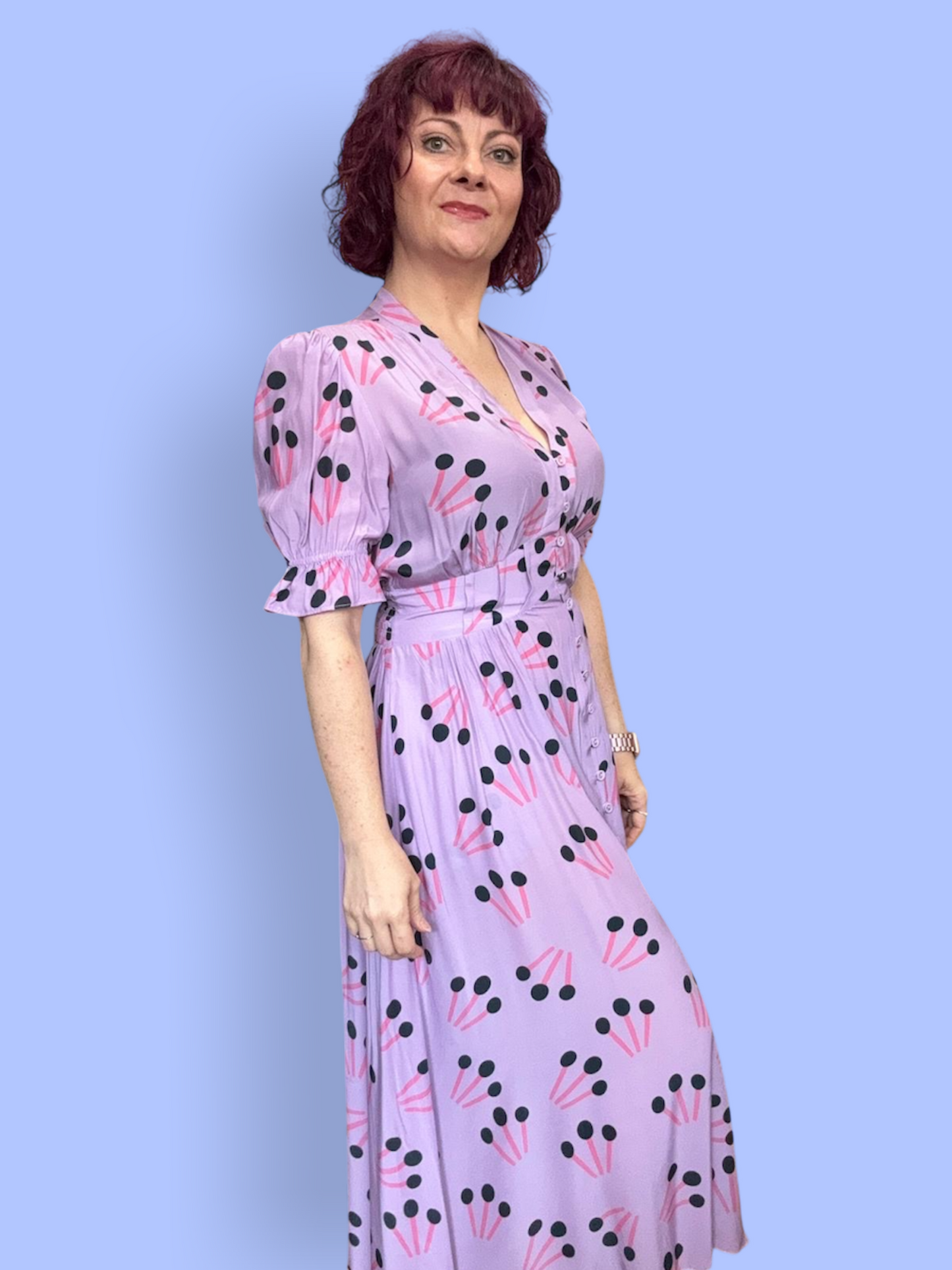 Phoebe Dress - flower pollen