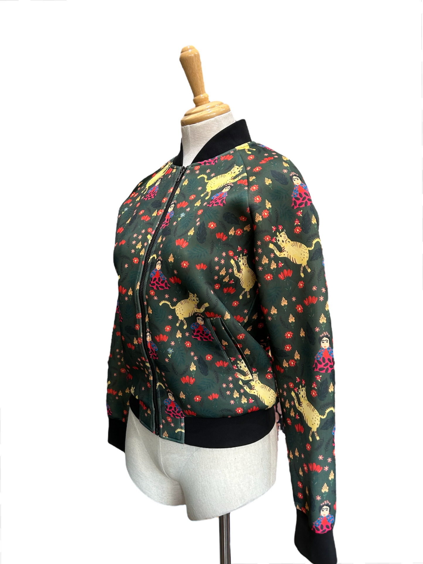 Willow Bomber Jacket - Frida green