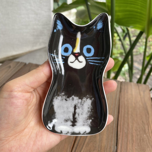 Ceramic jewellery dish - Cats