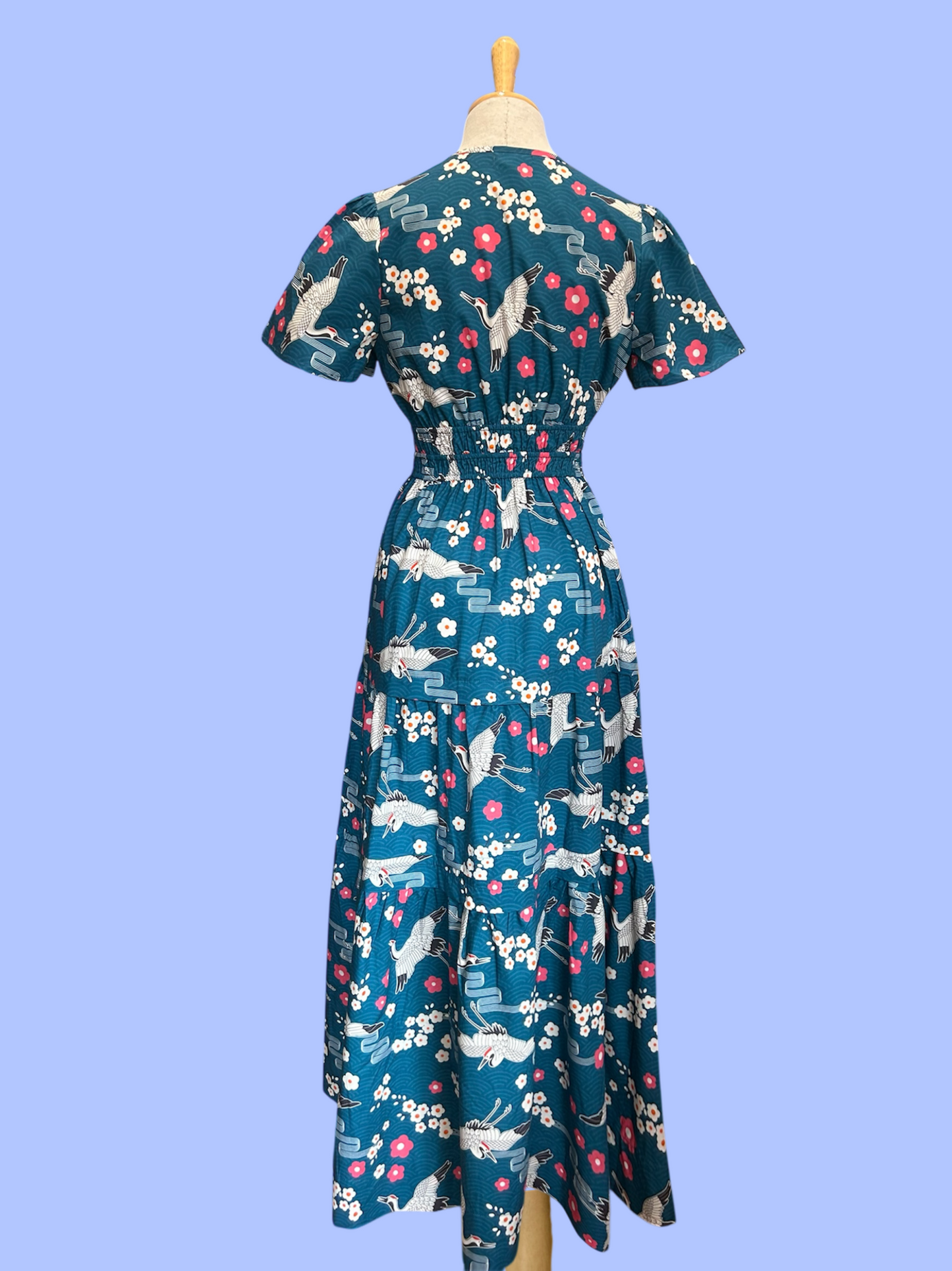 Hanna Dress - Japanese Crane Teal