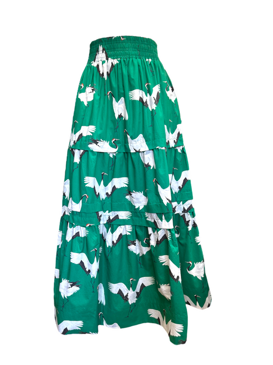 Lola Skirt - Crane Green