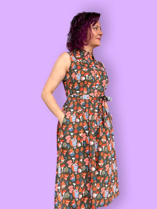 Great Adventure Dress - Fox mushroom