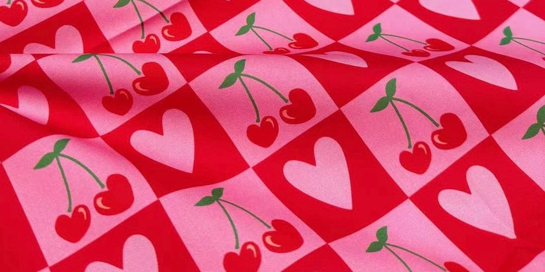 Penelope Dress - Cherry Heart