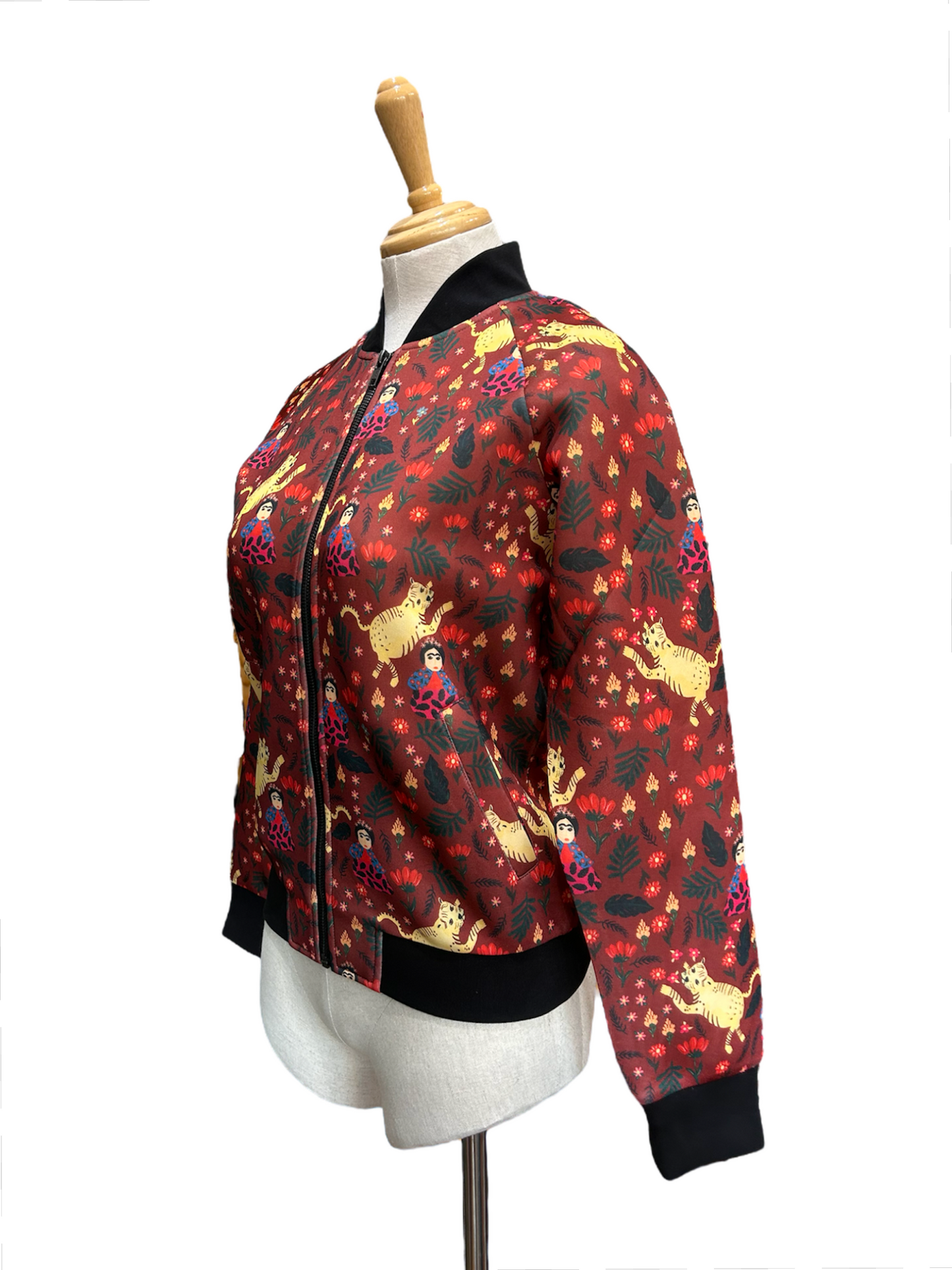 Willow Bomber Jacket - Frida red