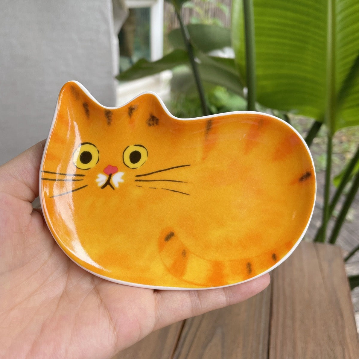 Ceramic jewellery dish - Cats