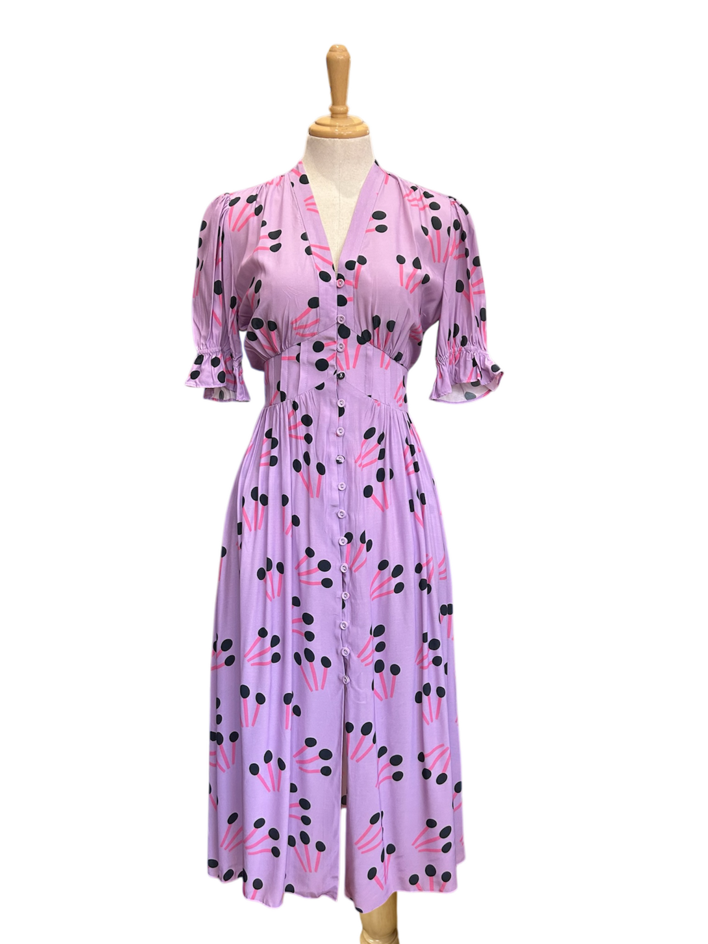 Phoebe Dress - flower pollen