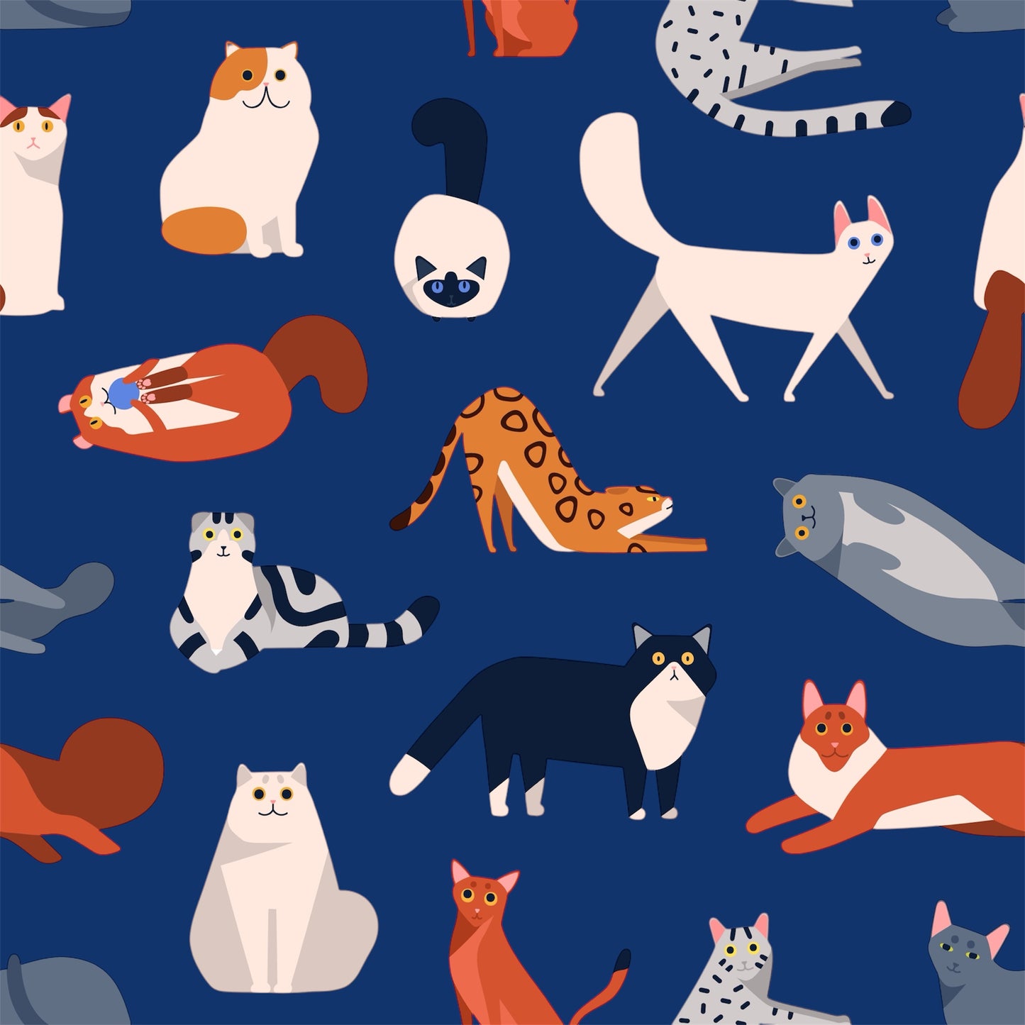 Fabric For Custom order Only - Cat Lovers