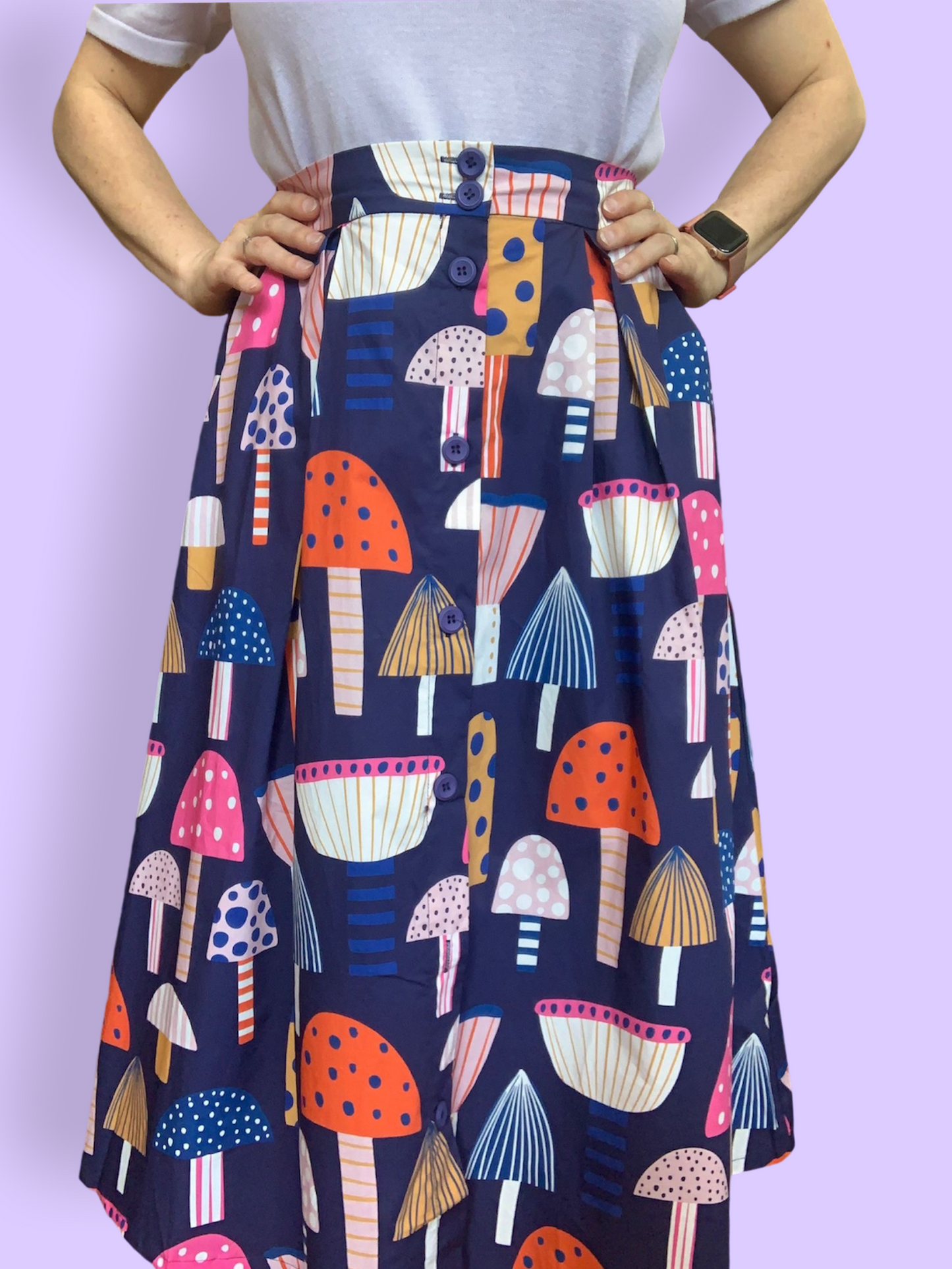 Ashley Skirt - Mushroom