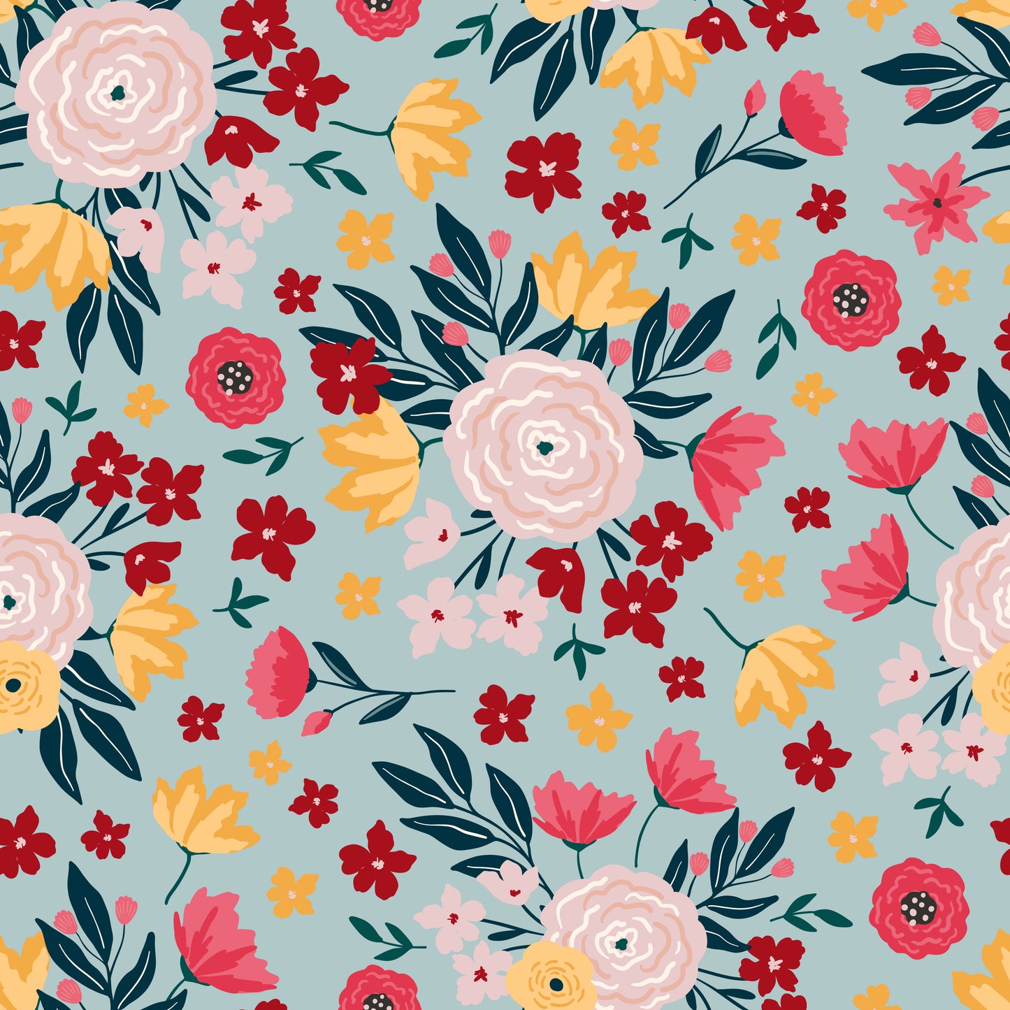 Fabric for Custom order - Floral