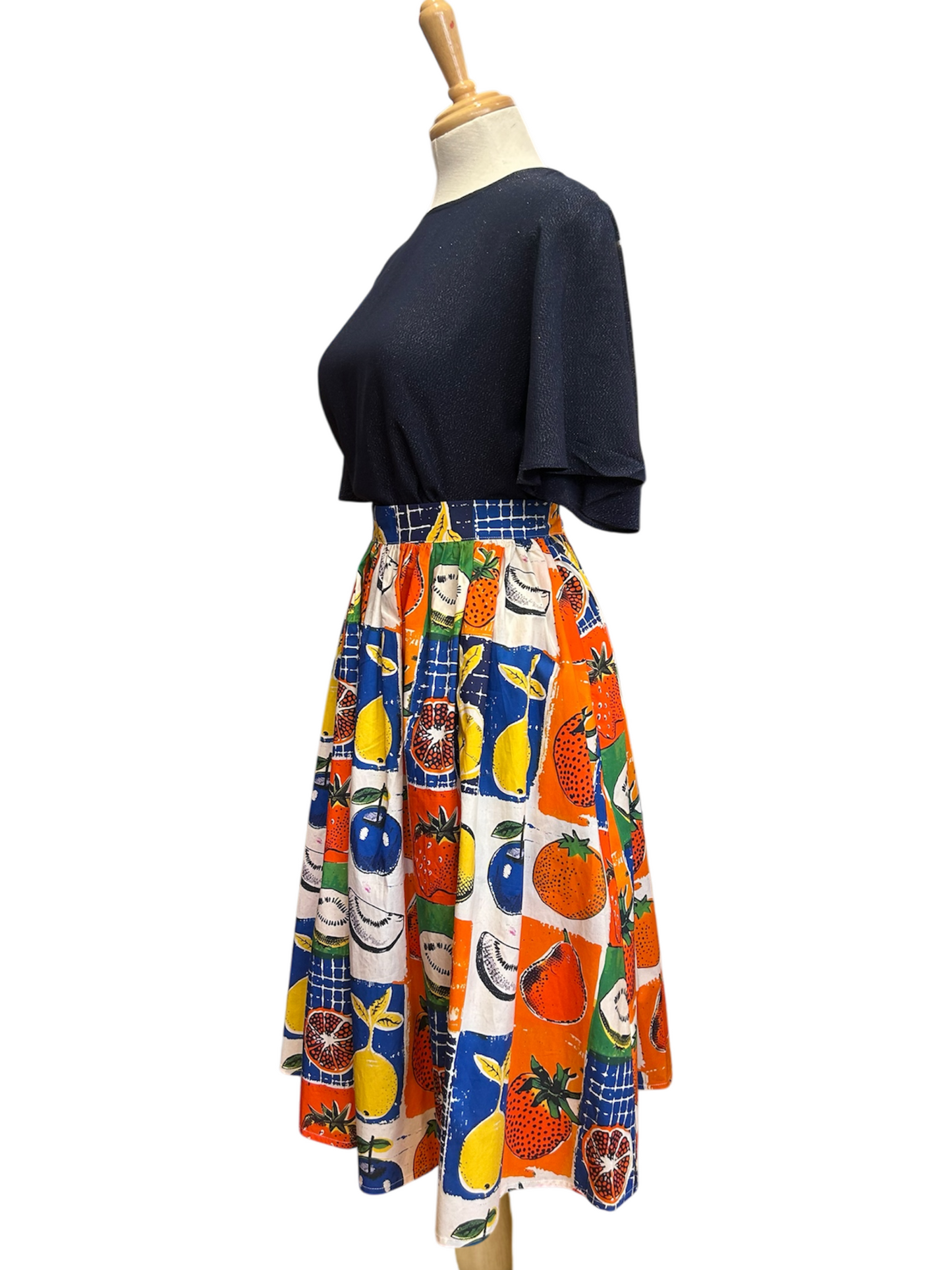 Martha Skirt - Retro Fruit