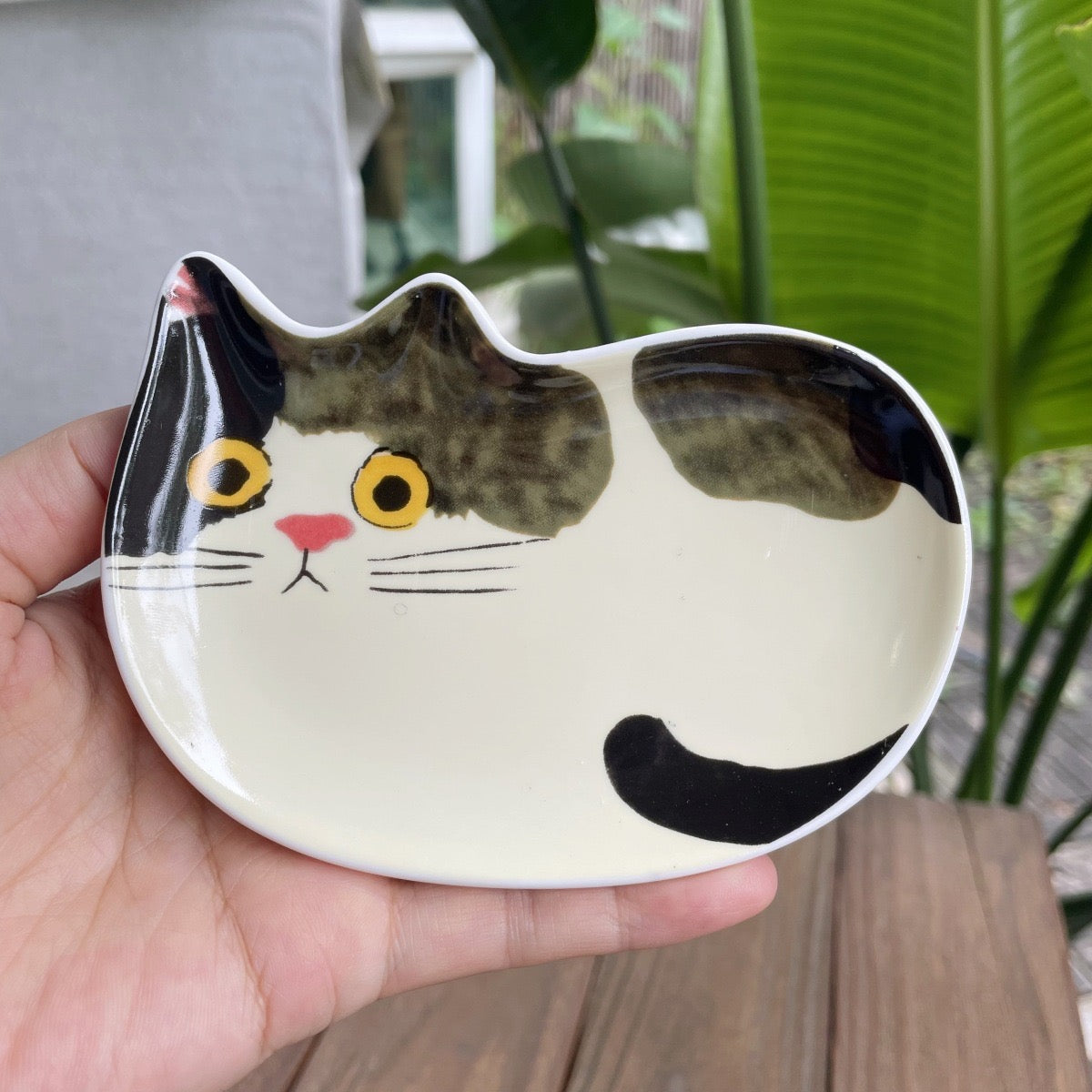 Ceramic jewellery dish - Cats