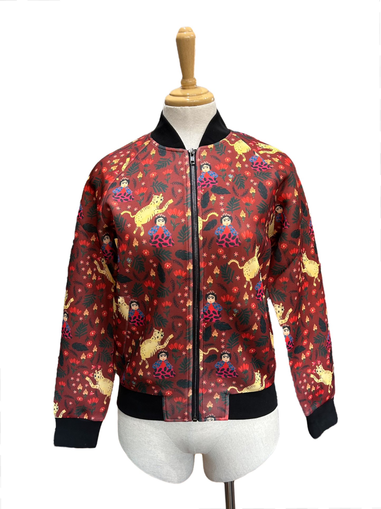 Willow Bomber Jacket - Frida red