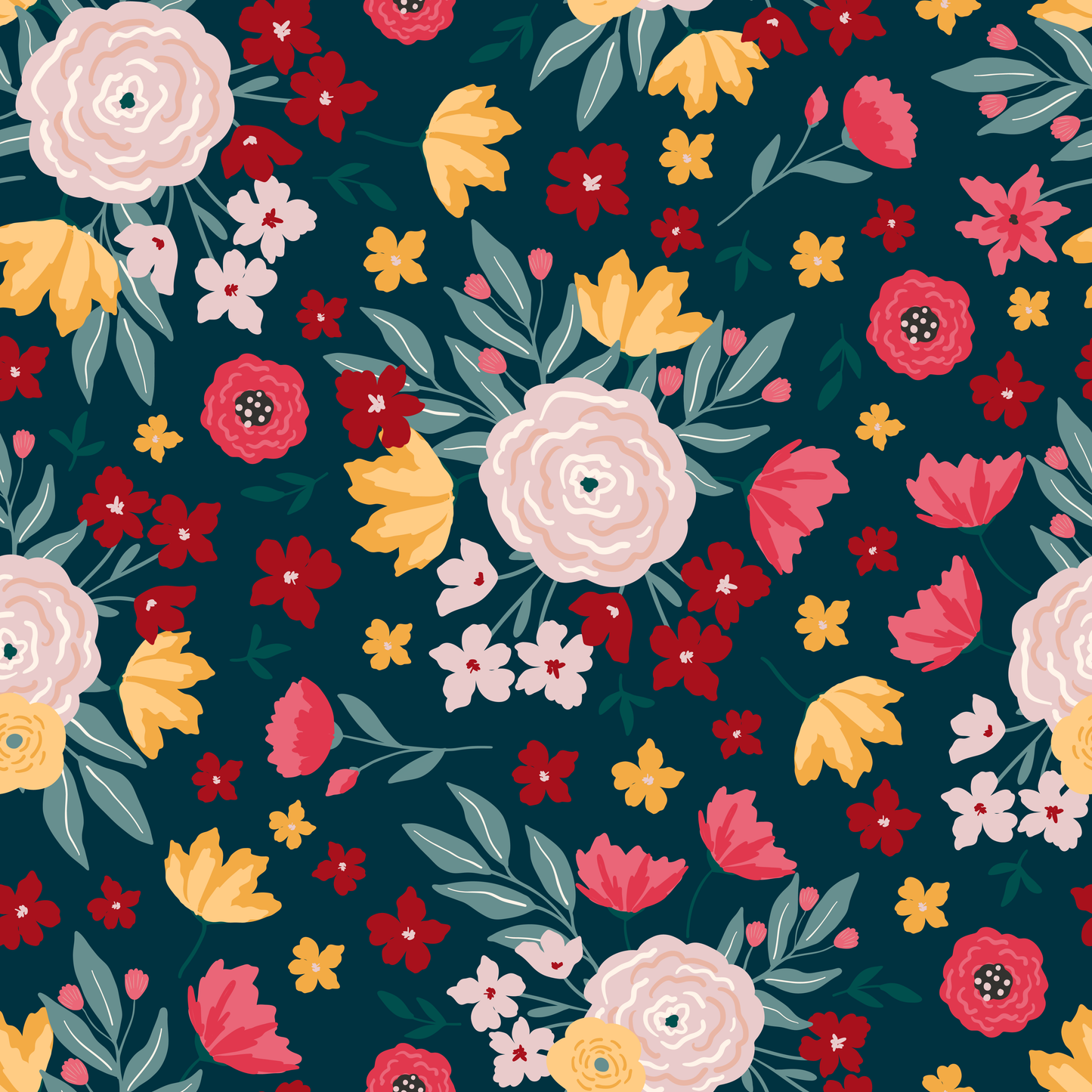 Fabric for Custom order - Floral