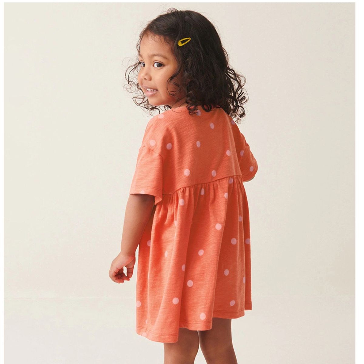 Strawberry polkadot kids Dress