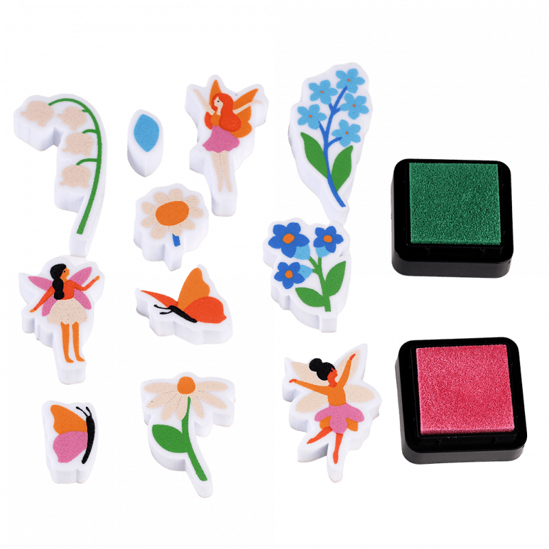 Set Of Mini Stamps -fairies