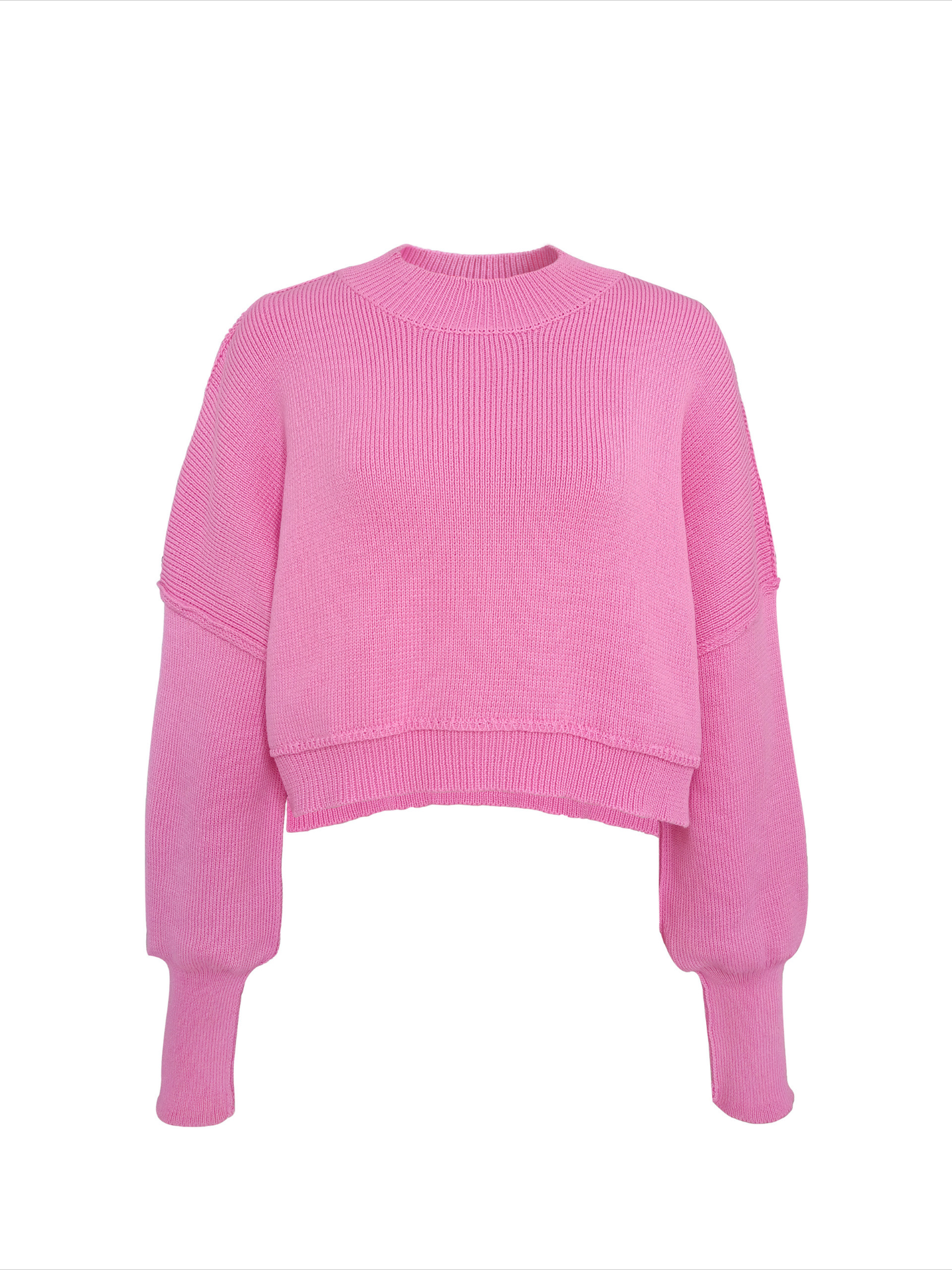 Cropped Basic Kint Pullover (6 Colours Available)