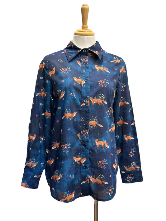 Ivy Collar Shirt - Fox