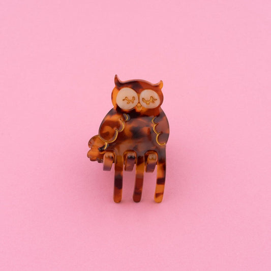 Coucou Suzette owl mini Hair Claw