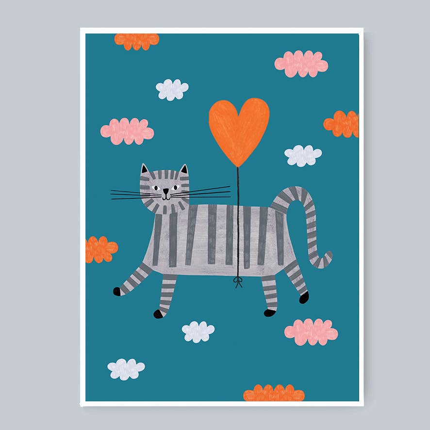 LOVE CAT print