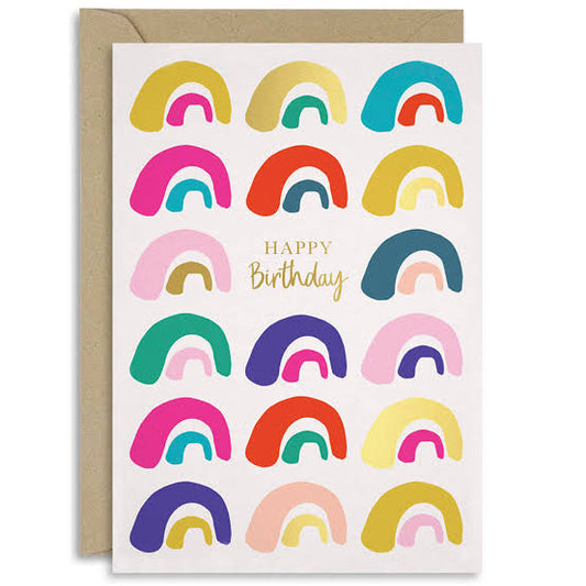 Rainbow Happy Birthday Card