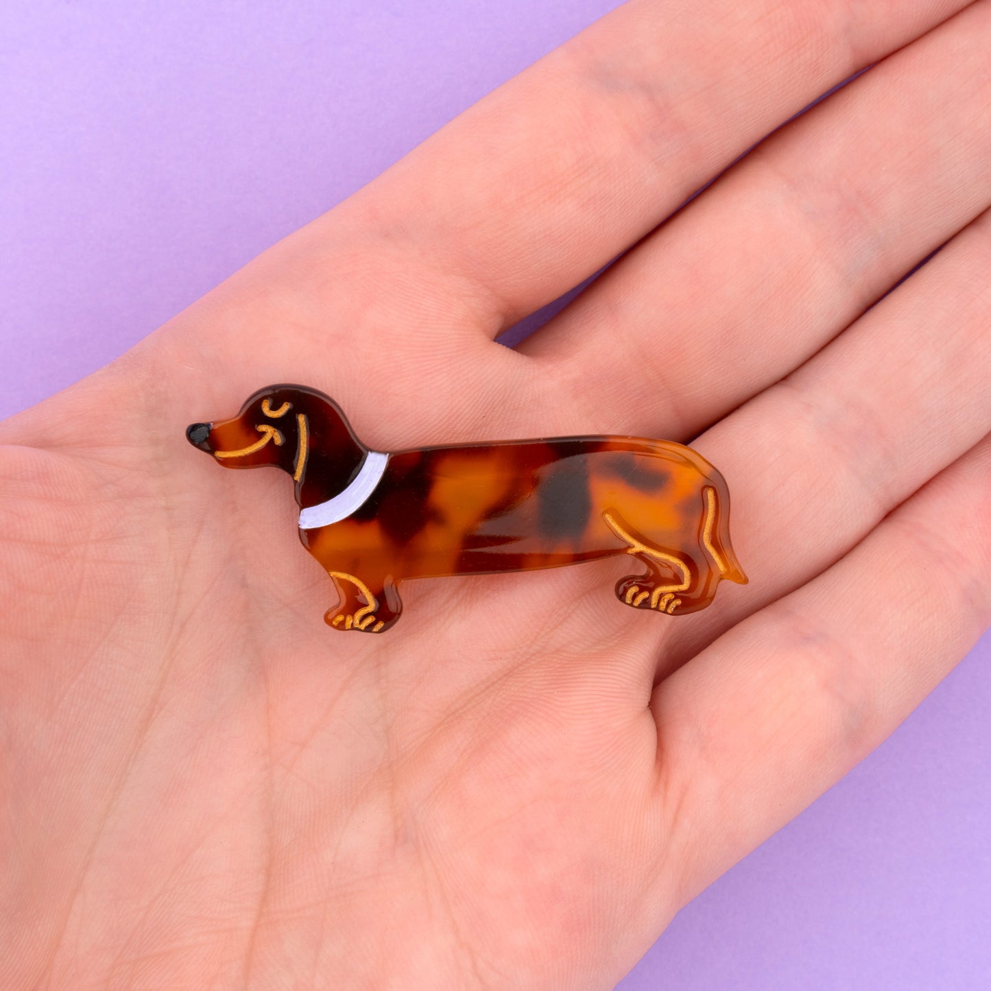 Coucou Suzette dachshund dog hair clip