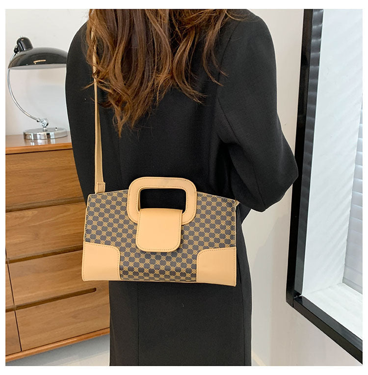 Geometric patterns cross shoulder/ clutch Bag